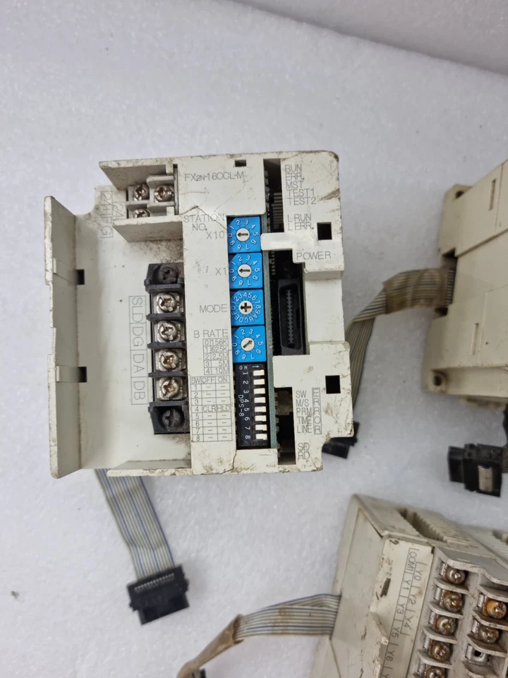 5 x MITSUBISHI MODULE LOT FX2N16CCLM,FX2N4ADPT,FX2N5A,FX2N16EYRES,FX2N16EYRESUL